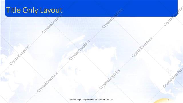 Title Only presentation slide layout