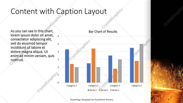 Content with Caption presentation slide layout