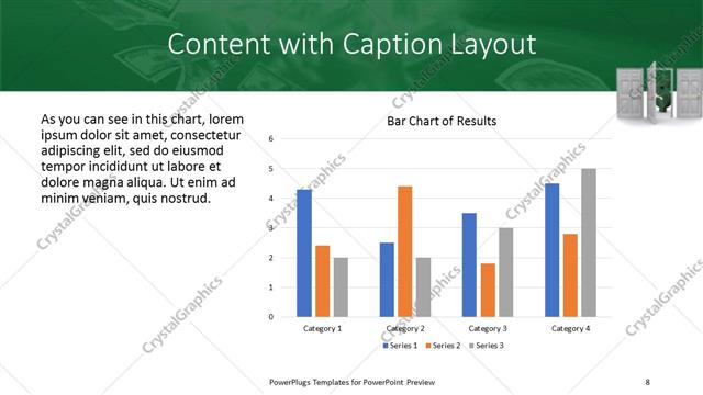 Content with Caption presentation slide layout