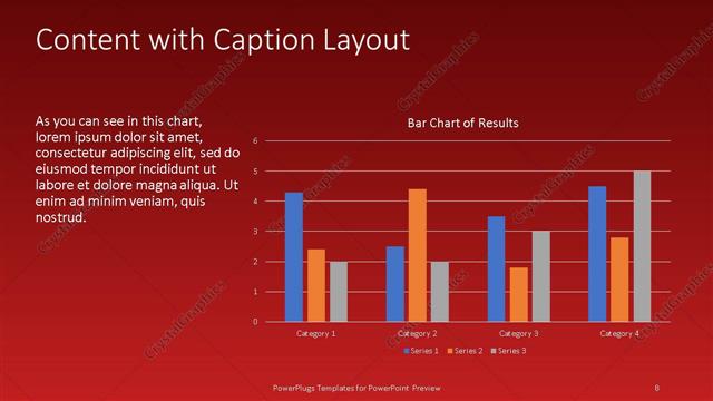 Content with Caption presentation slide layout