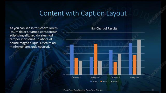 Content with Caption presentation slide layout
