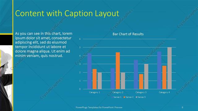 Content with Caption presentation slide layout