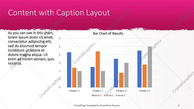 Content with Caption presentation slide layout