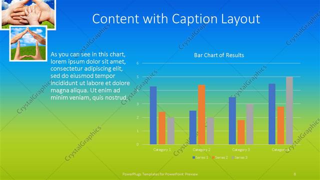 Content with Caption presentation slide layout