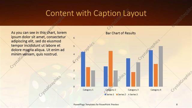Content with Caption presentation slide layout