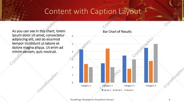 Content with Caption presentation slide layout