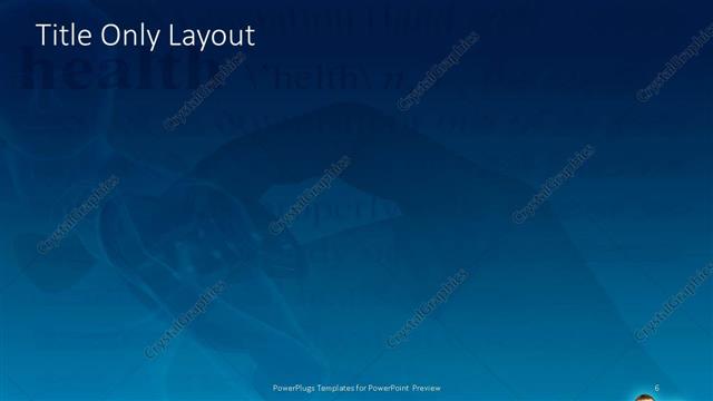 Title Only presentation slide layout