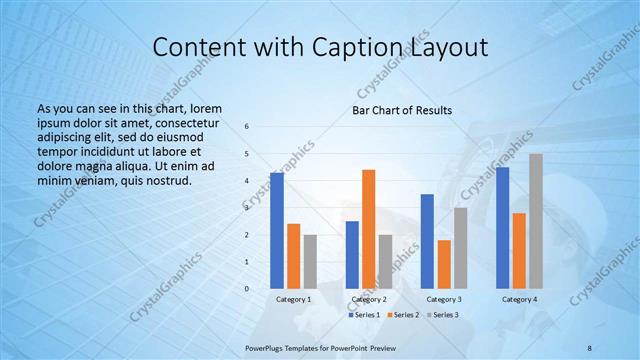 Content with Caption presentation slide layout