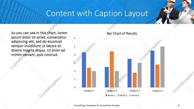 Content with Caption presentation slide layout