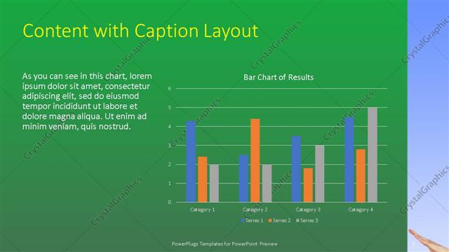 Content with Caption presentation slide layout