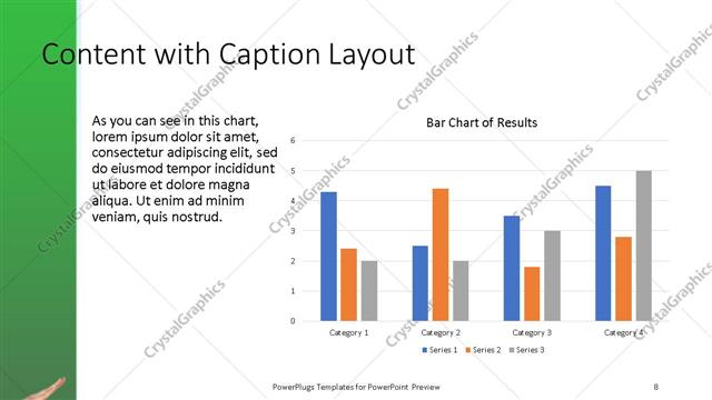 Content with Caption presentation slide layout
