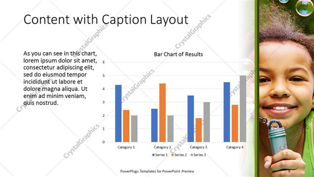 Content with Caption presentation slide layout
