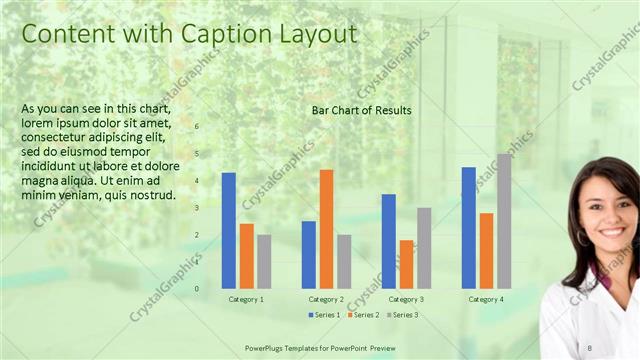 Content with Caption presentation slide layout