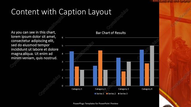 Content with Caption presentation slide layout