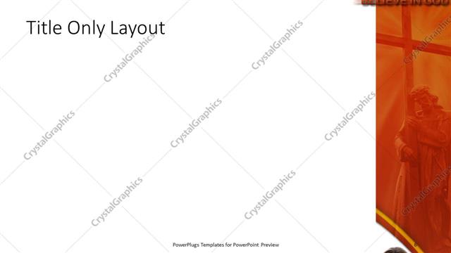 Title Only presentation slide layout