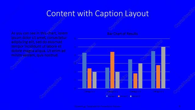 Content with Caption presentation slide layout