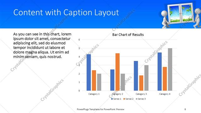 Content with Caption presentation slide layout