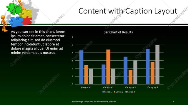 Content with Caption presentation slide layout