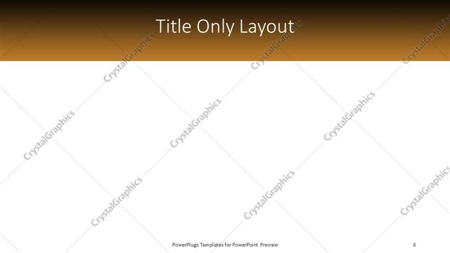 Title Only presentation slide layout