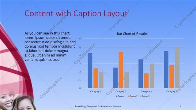 Content with Caption presentation slide layout