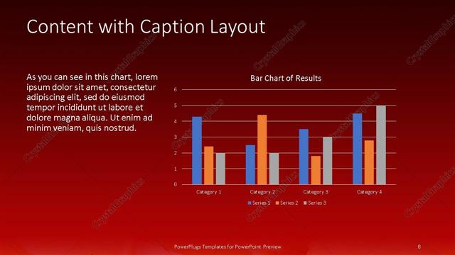 Content with Caption presentation slide layout