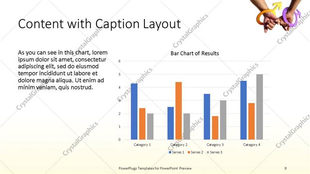 Content with Caption presentation slide layout
