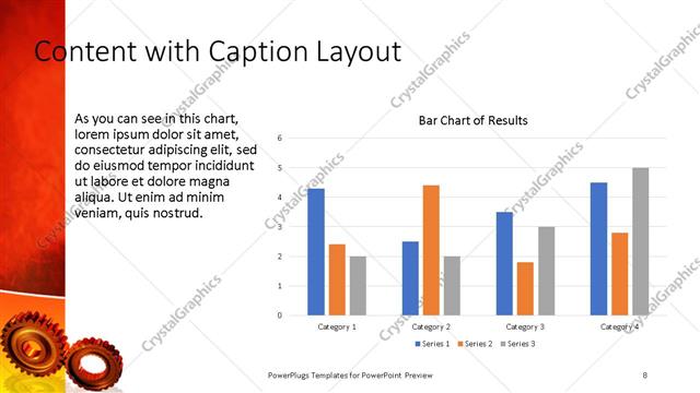 Content with Caption presentation slide layout