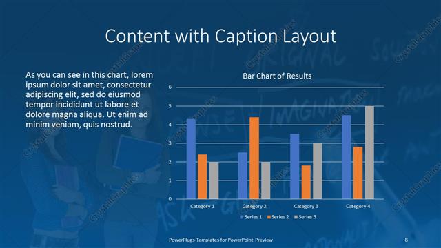 Content with Caption presentation slide layout