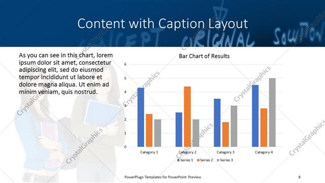 Content with Caption presentation slide layout