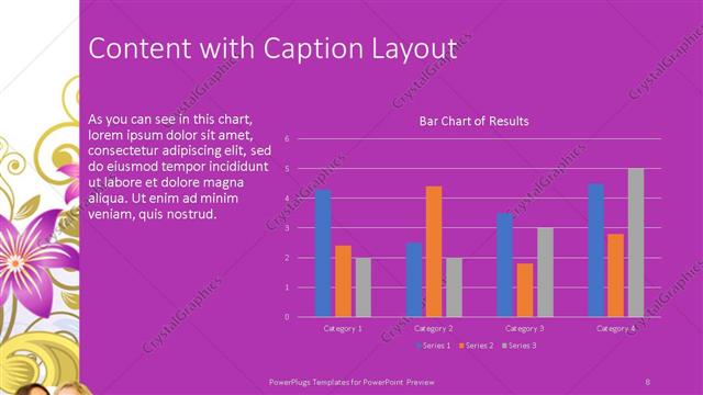 Content with Caption presentation slide layout