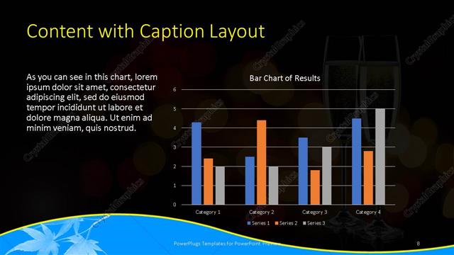 Content with Caption presentation slide layout