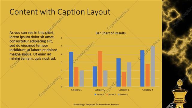 Content with Caption presentation slide layout