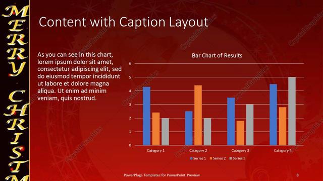 Content with Caption presentation slide layout