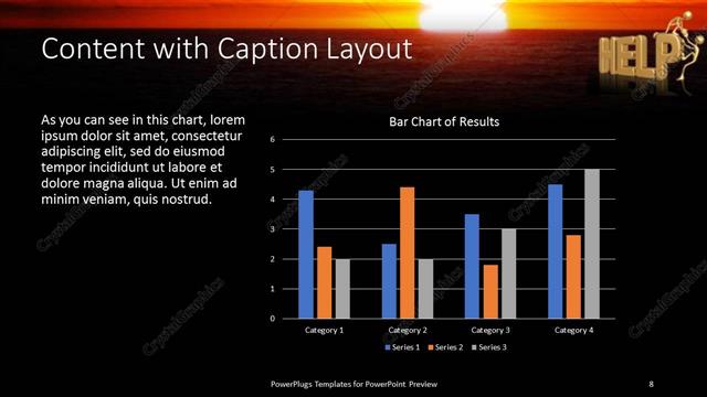 Content with Caption presentation slide layout