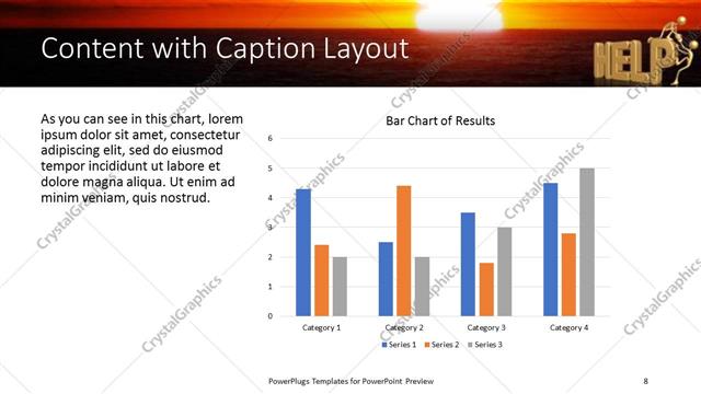 Content with Caption presentation slide layout