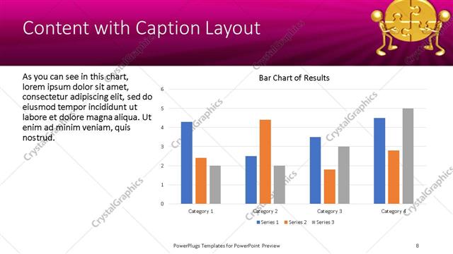 Content with Caption presentation slide layout