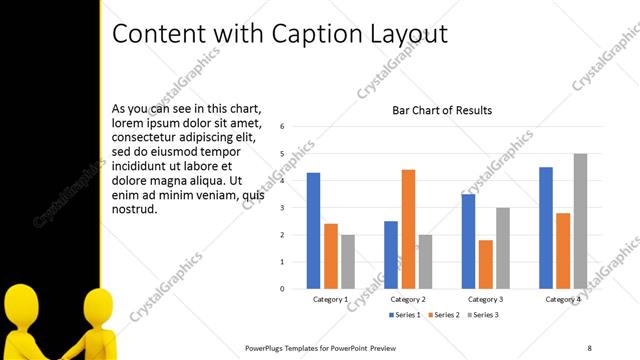 Content with Caption presentation slide layout