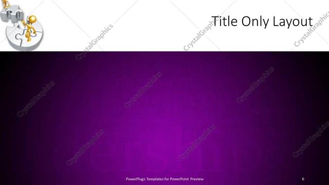Title Only presentation slide layout