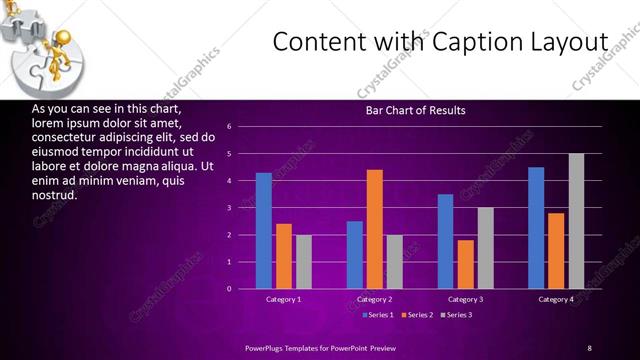 Content with Caption presentation slide layout