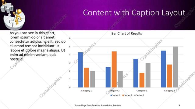 Content with Caption presentation slide layout