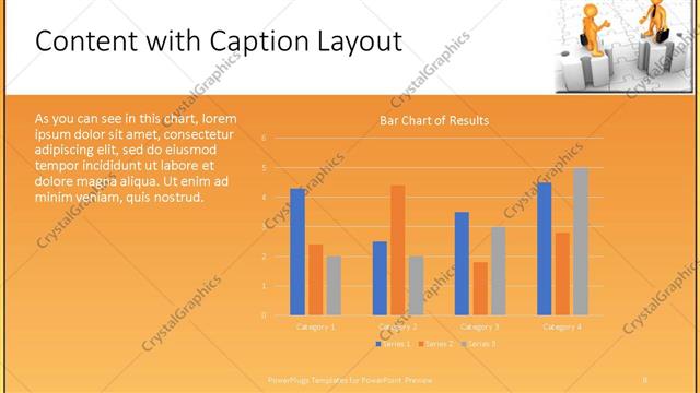 Content with Caption presentation slide layout