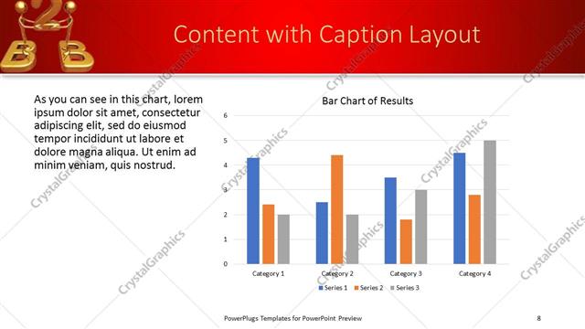 Content with Caption presentation slide layout