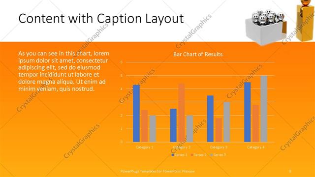 Content with Caption presentation slide layout