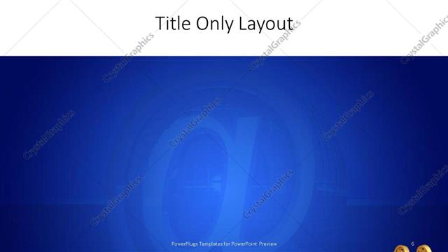 Title Only presentation slide layout