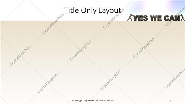 Title Only presentation slide layout