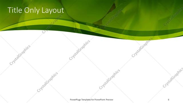 Title Only presentation slide layout