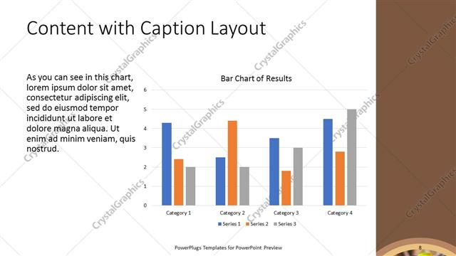 Content with Caption presentation slide layout