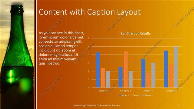 Content with Caption presentation slide layout