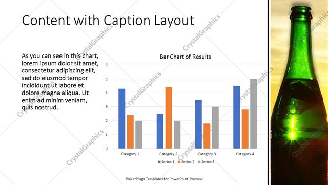Content with Caption presentation slide layout