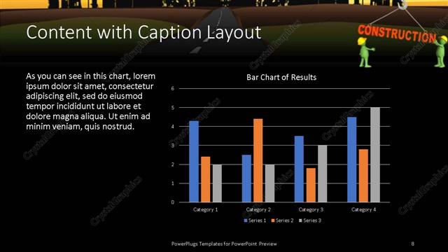 Content with Caption presentation slide layout